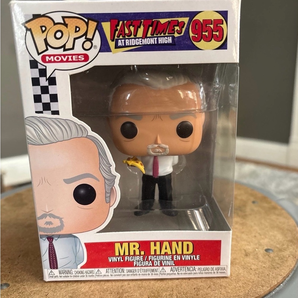 Funko Collectible Box with Gray and White Design